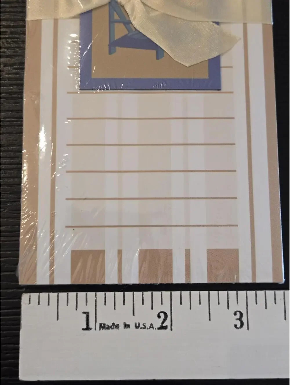 Sea Breeze Collection Blue Chair Magnetic To Do Pad Matching Magnet Sealed